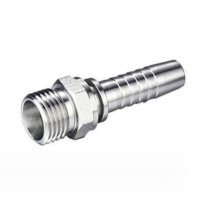 Ferrule de tuyau hydraulique métrique standard réutilisable en acier inoxydable pour conduites
