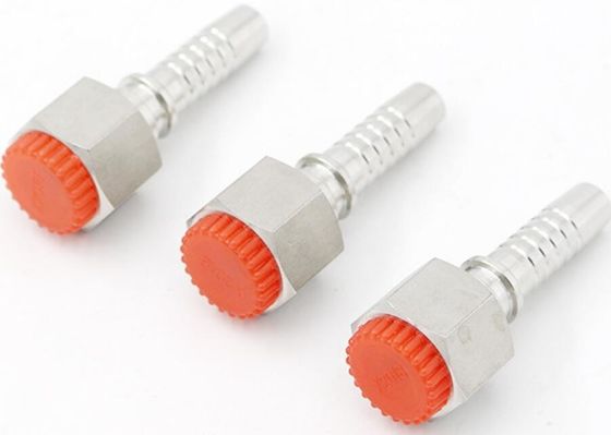 Fittings de tuyaux hydrauliques métriques féminins 24 cônes 20511 réutilisables Fabriqués en tête de type hexagone
