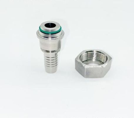 Monture métrique de tuyau hydraulique féminin en acier inoxydable et type de tête hexagonale