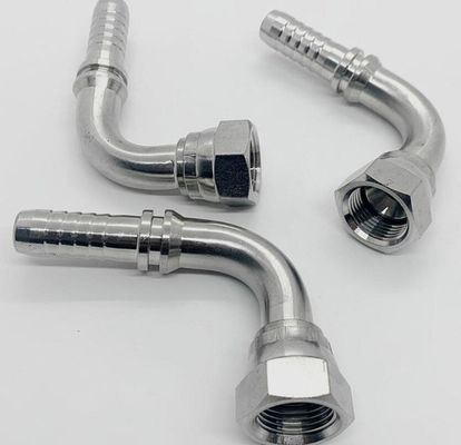 Légumes de tuyauterie de raccordement hydraulique raccords de tuyauterie de crimping American Thread Jic 74 Cone Seal 90 Elbow 26791