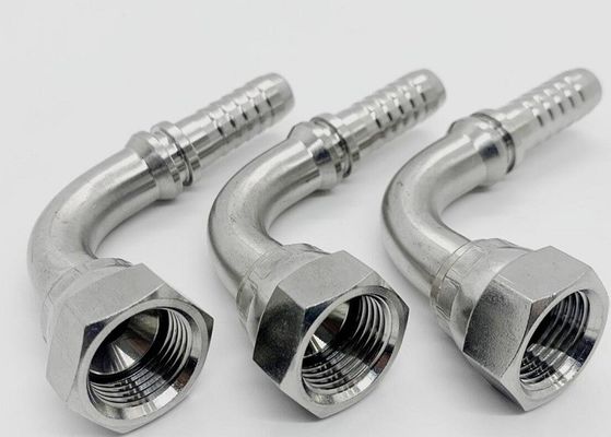 26791 raccords hydrauliques pour tuyaux à crampons réutilisables Eaton avec fil JIC et joint JIC 74