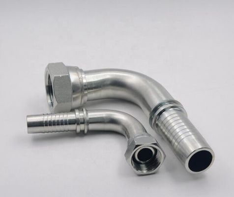 90 degrés Bsp Femme 60 degrés cône raccords de tuyaux hydrauliques pour les lignes de tuyauterie
