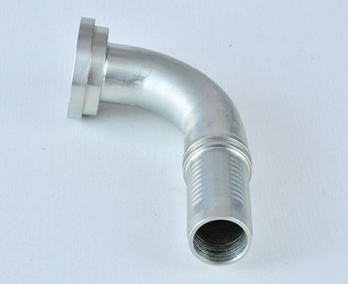 90 degrés SAE Femme 6000 Psi Flange tuyau hydraulique pour les conduites