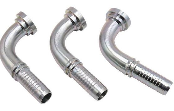 L'acier inoxydable à feuille galvanisée SAE 90 Flange de coude 6000 Psi Connecteur de tuyau hydraulique
