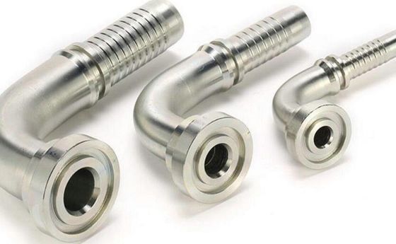 Exporteur de connecteurs de tuyaux hydrauliques en acier inoxydable SAE 90 degrés