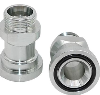 Acier au carbone métrique mâle adaptateur de tube hydraulique type de morsure métrique