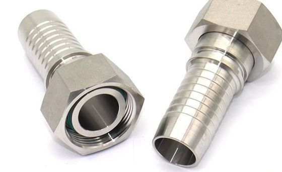 20491 acier inoxydable 90 coude métrique pivotante O-Ring féminin L.T