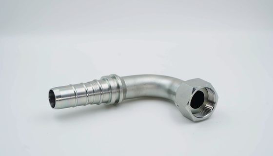 Adaptateurs en acier inoxydable H.T. de 24 degrés pour le raccordement de tuyaux hydrauliques en caoutchouc