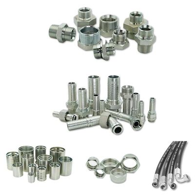 OEM en acier inoxydable tuyau hydraulique durable raccord tuyau hydraulique raccord assemblage Ferrule Noix