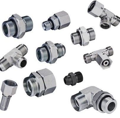 Adaptateurs de tuyaux hydrauliques à tête hexagonale pour raccords d'accouplement de tuyaux en acier inoxydable