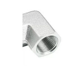 Adaptateur hydraulique en acier inoxydable à coude de 90 degrés standard BSP/BSPT