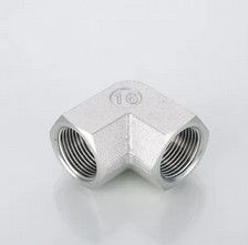 Adaptateur hydraulique en acier inoxydable à coude de 90 degrés standard BSP/BSPT